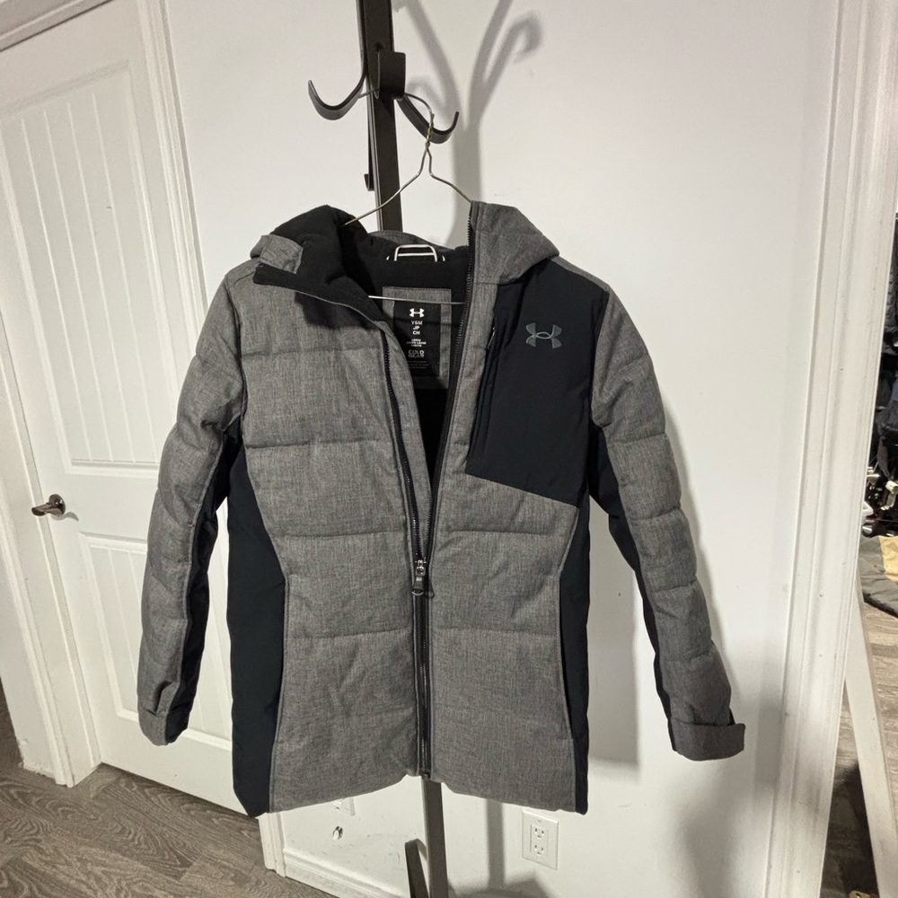 Under Armour Kids Gray and Black Jacket